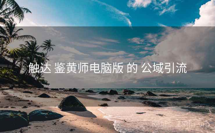 触达 鉴黄师电脑版 的 公域引流